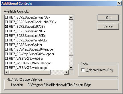 Additional Controls